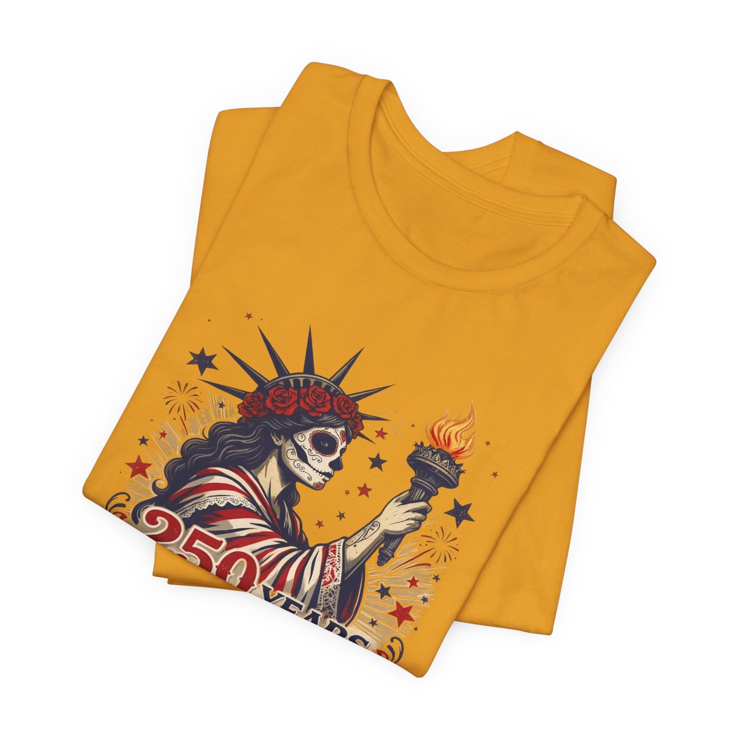 T-Shirt — "250 Years of Being Made Great: Immigrants" Patriotic Statue of Liberty Design