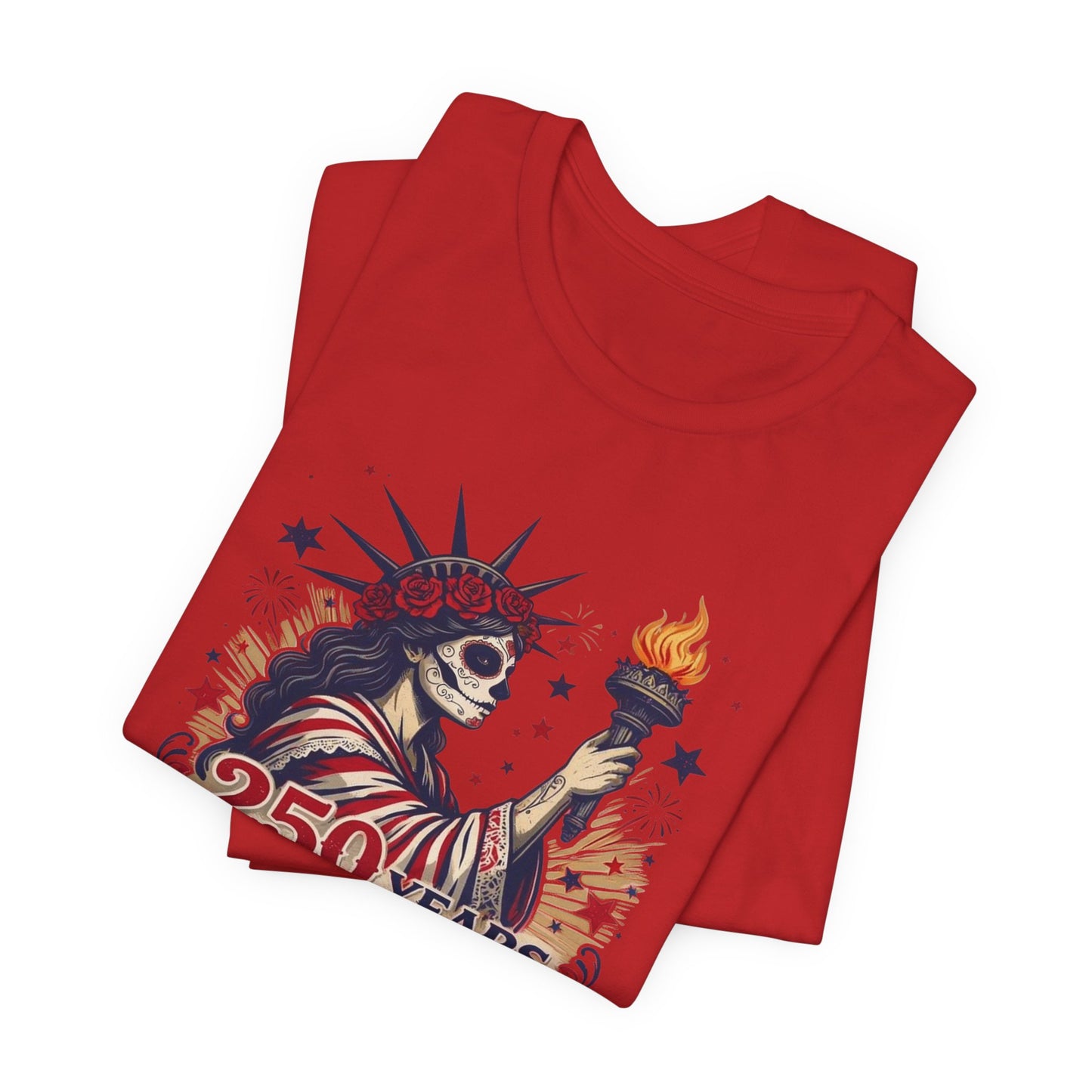 T-Shirt — "250 Years of Being Made Great: Immigrants" Patriotic Statue of Liberty Design