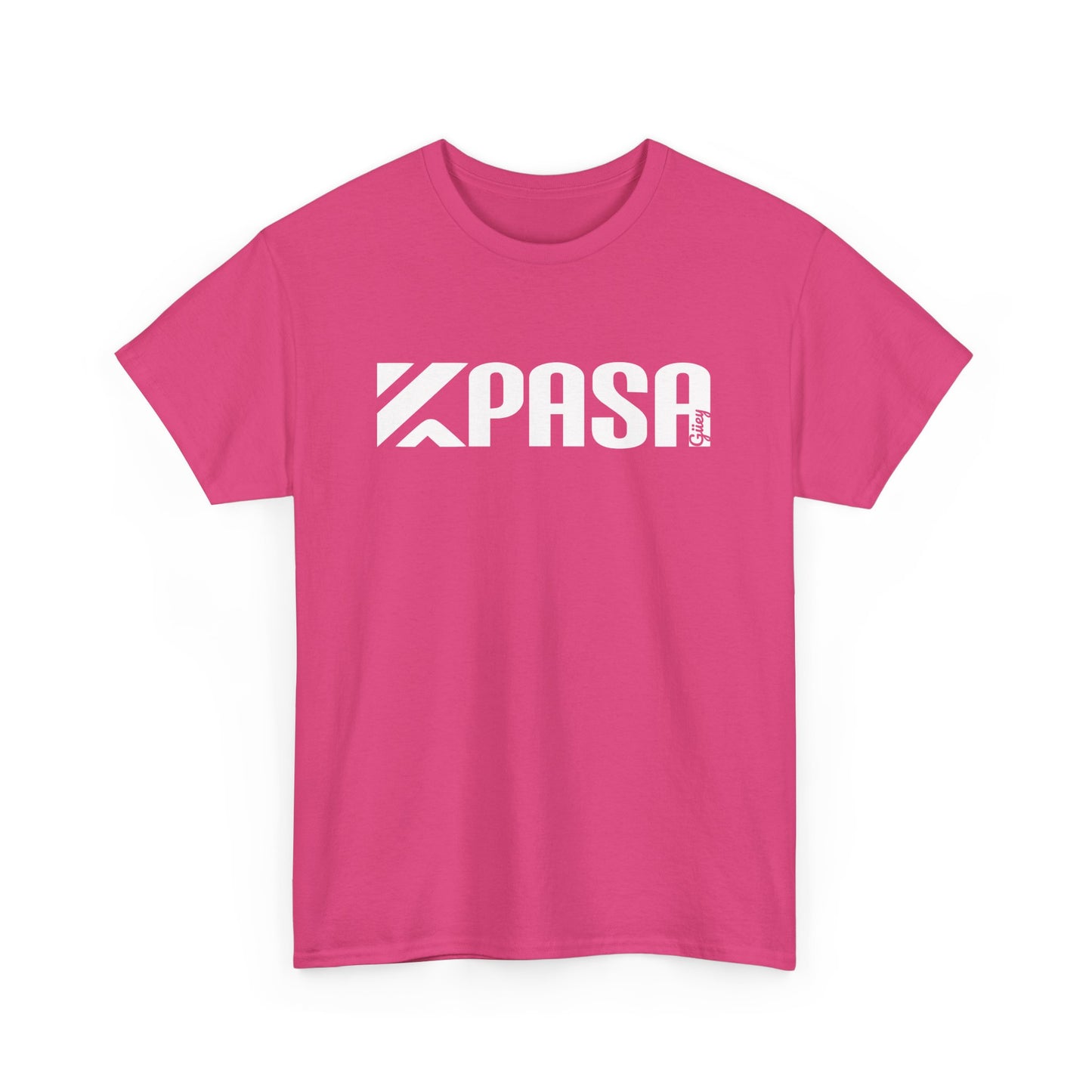 KPASA GUEY white design Unisex Heavy Cotton Tee, Moda con Sabor a Rancho, Front Only