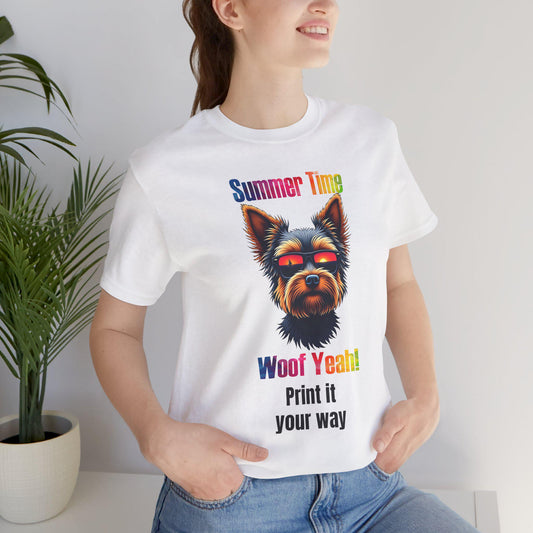 Yorkshire Summer Time Woof Yeah! Unisex Tee