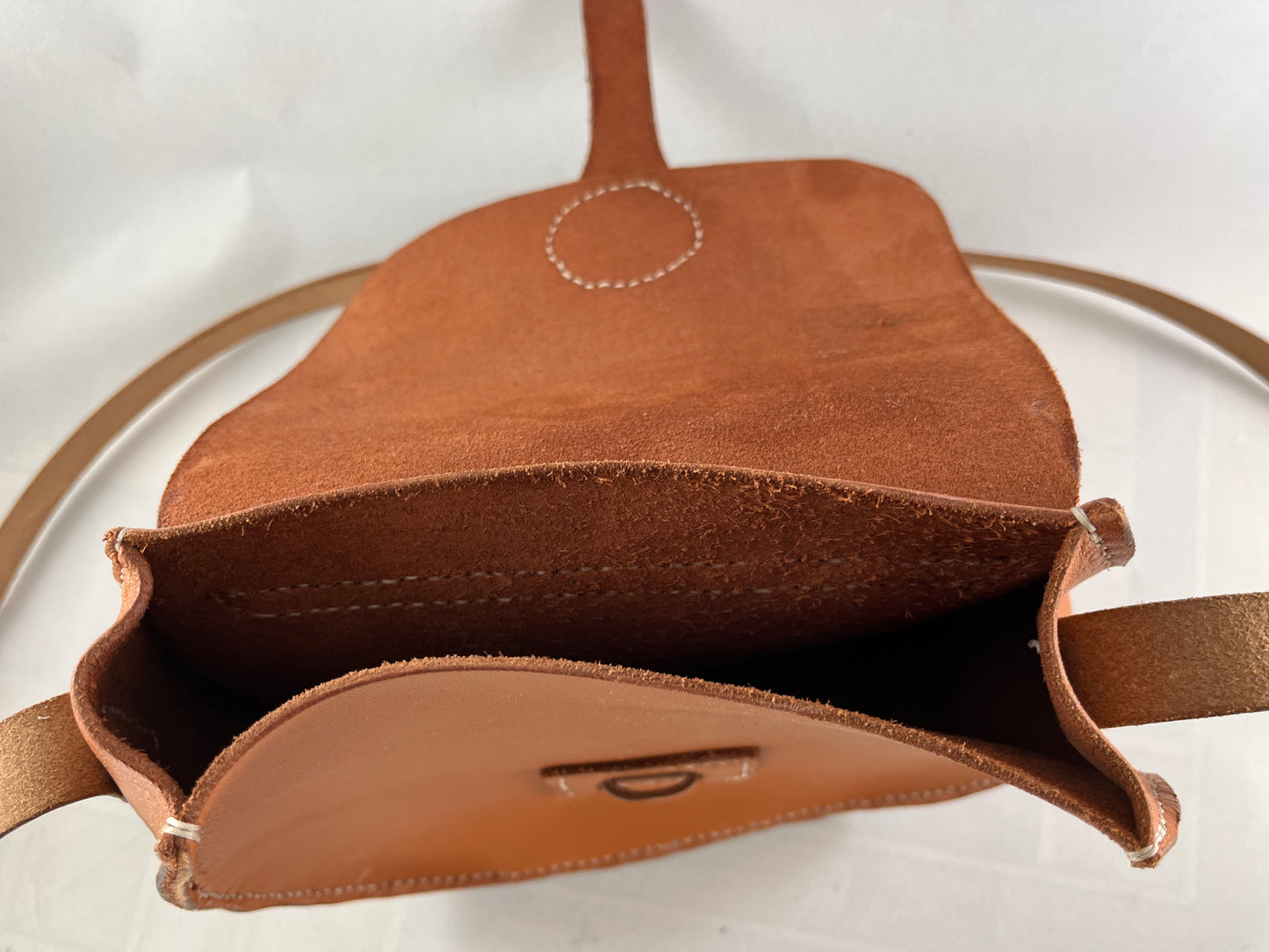 Handmade Leather Women’s Crossbody Purse – 100% Real Leather