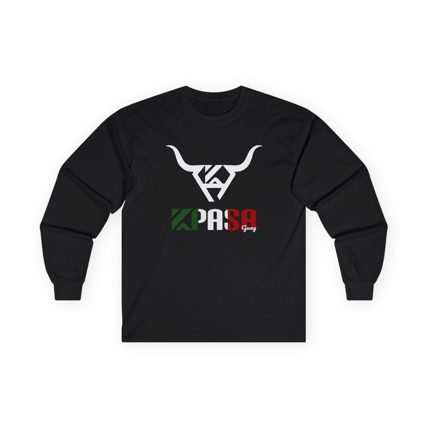 KPASA Guey, Tricolor  Graphic Long Sleeve Tee - Unisex, Casual Wear, Perfect for Sports Fans, Gift Idea, Everyday Comfort